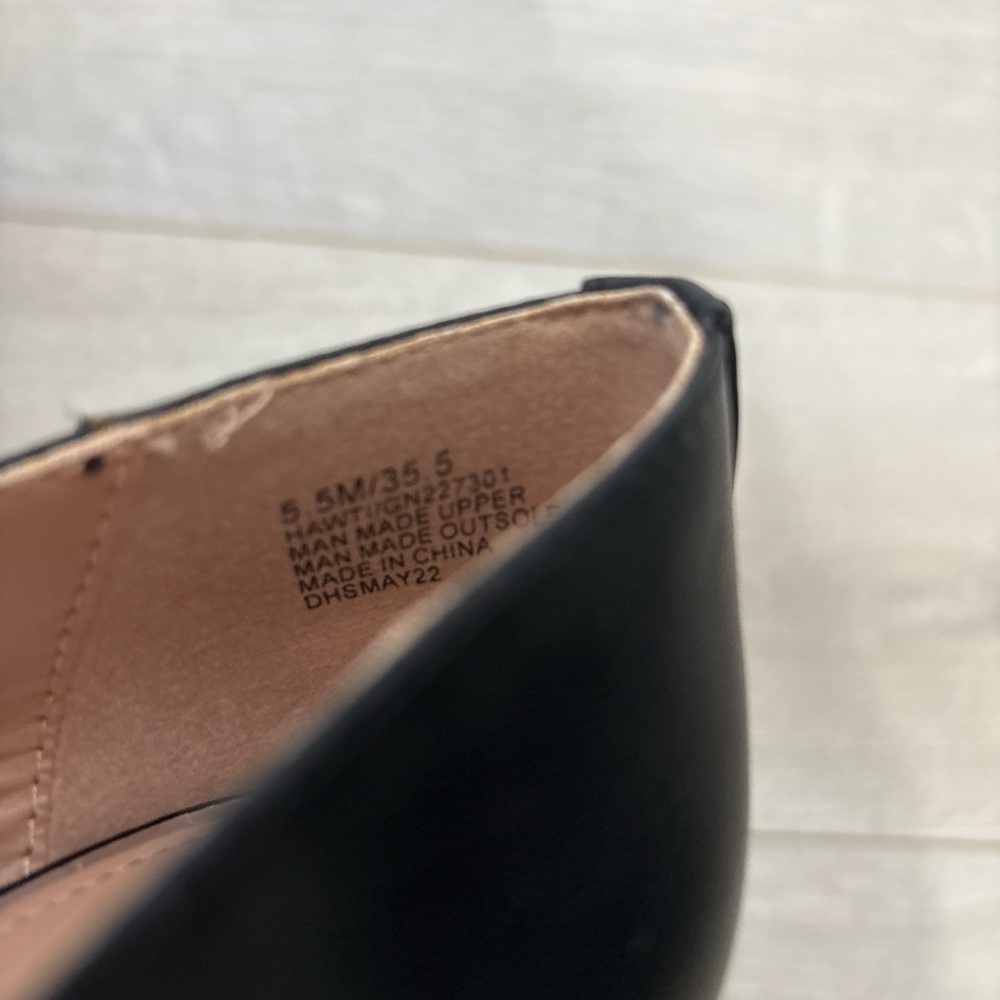 Elegant Black Heels Sz 5.5 - Picture 8 of 8
